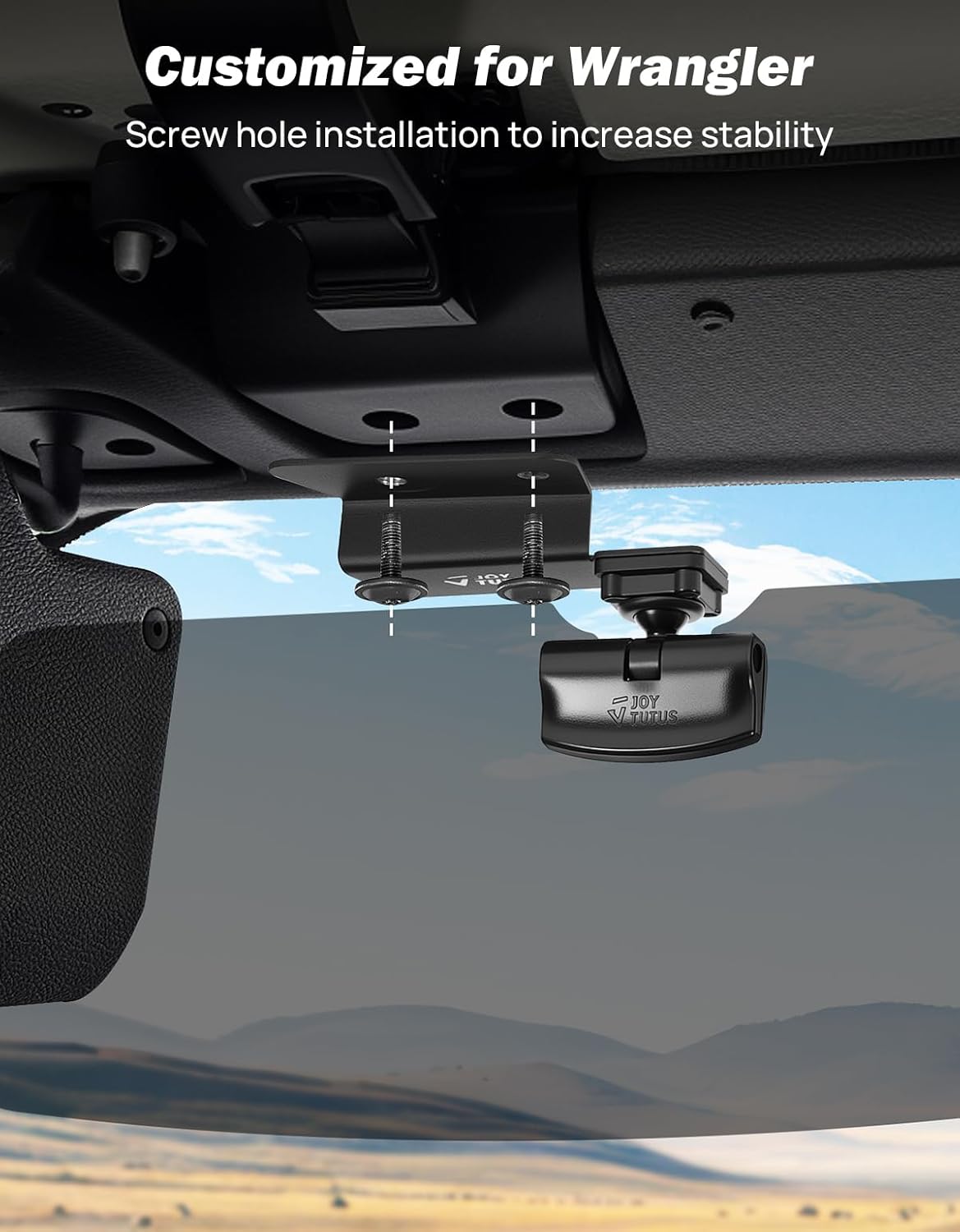 Polarized Sun Visor Extender for Wrangler JL/JT 2018–2026, UV400