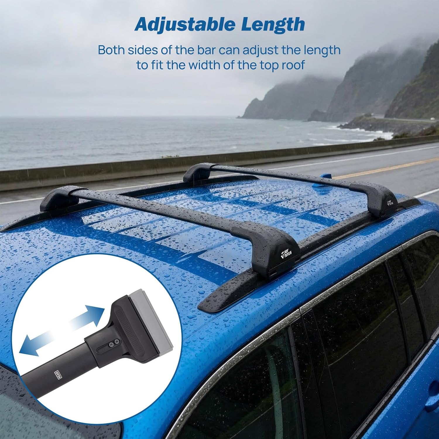 JOYTUTUS Lockable Roof Rack Cross Bars Compatible with Jeep Grand Cherokee 2022-2025