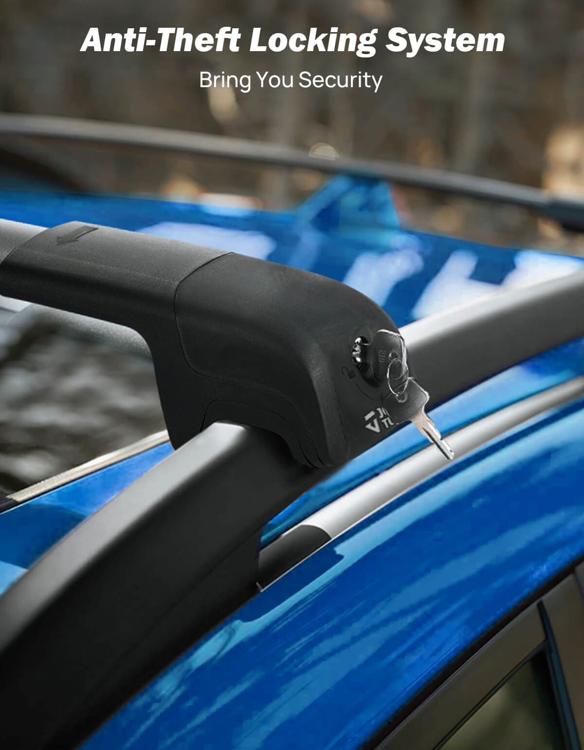 Lockable Roof Rack Cross Bars for RAV4 Adventure/TRD 2019–2025
