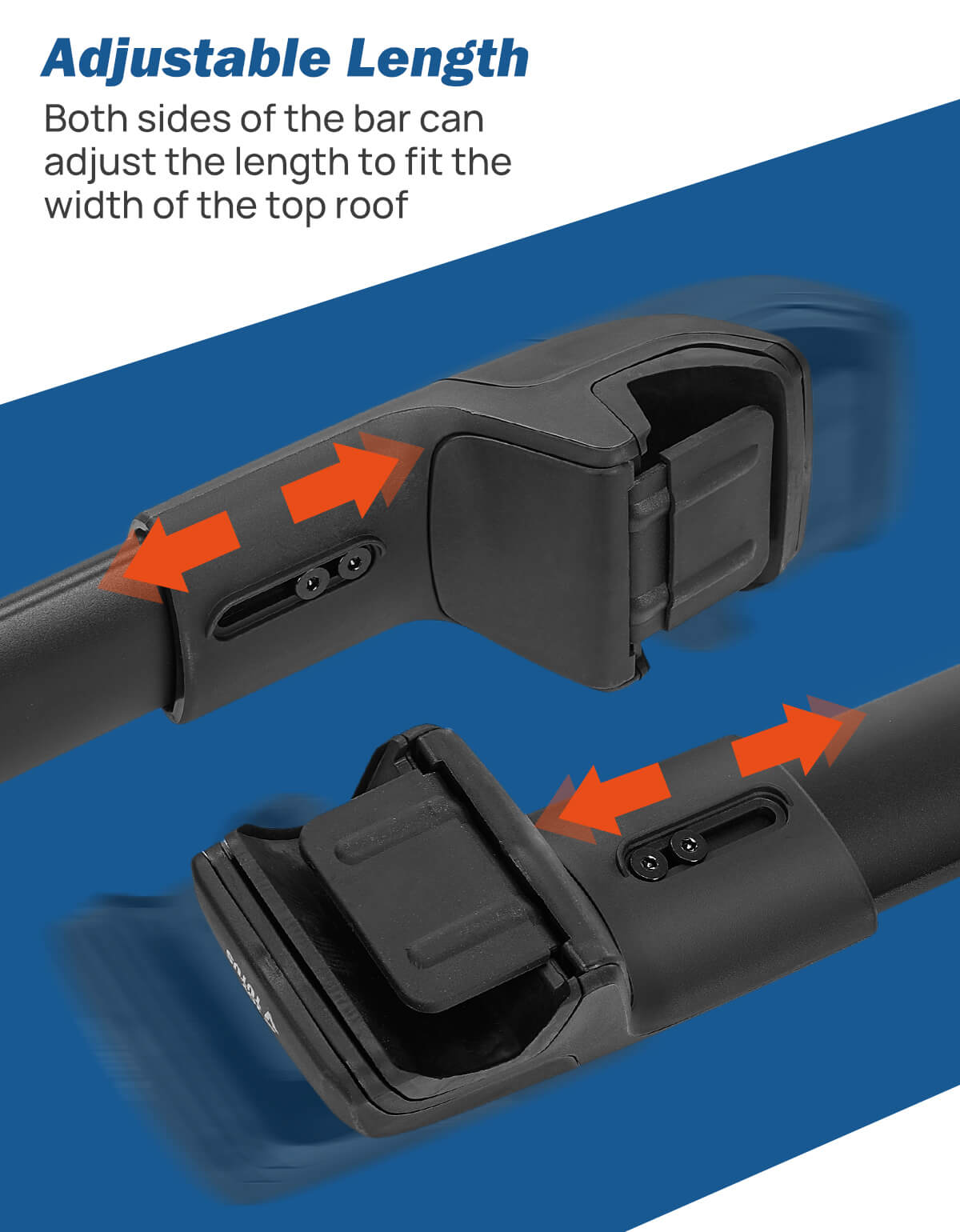 Lockable Roof Rack Cross Bars for RAV4 Adventure/TRD 2019–2025