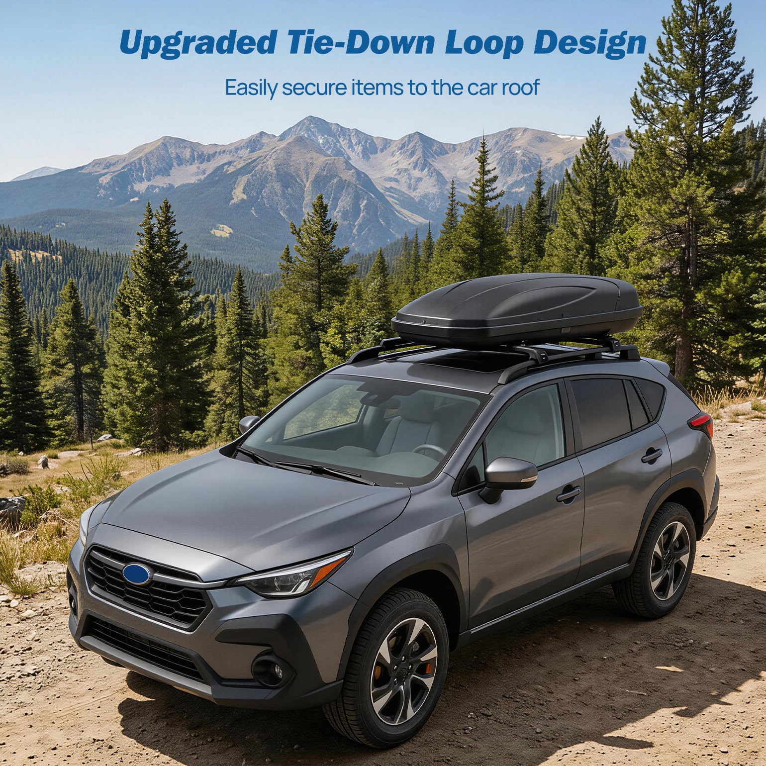Subaru Crosstrek (2024–2026) Roof Rack Cross Bars – Lockable Aluminum