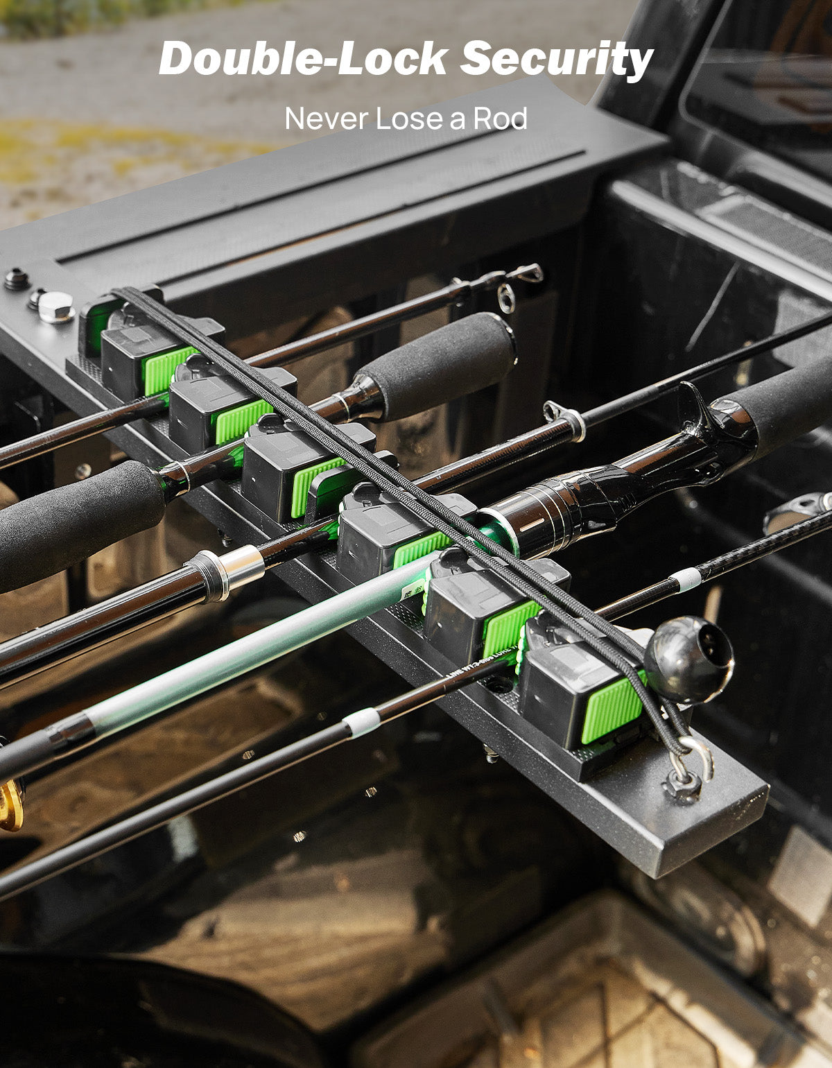 Truck Bed Fishing Rod Holder