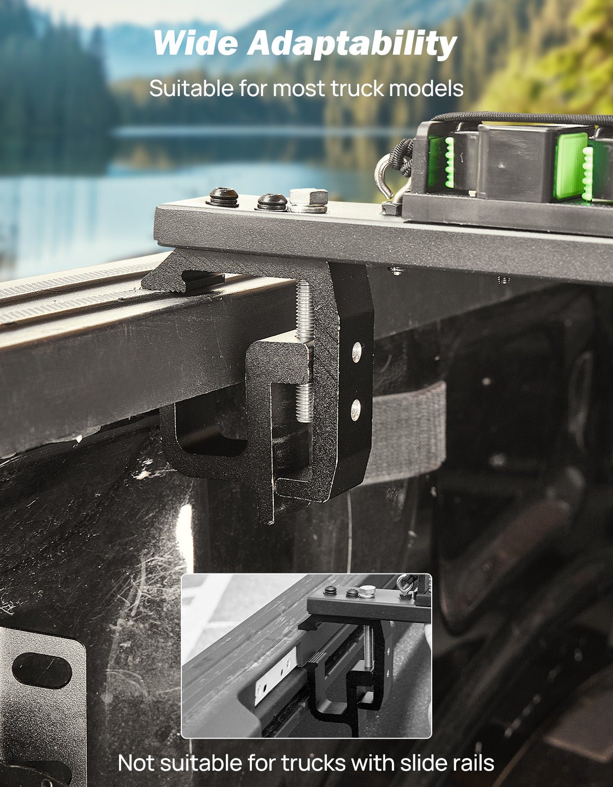 Truck Bed Fishing Rod Holder