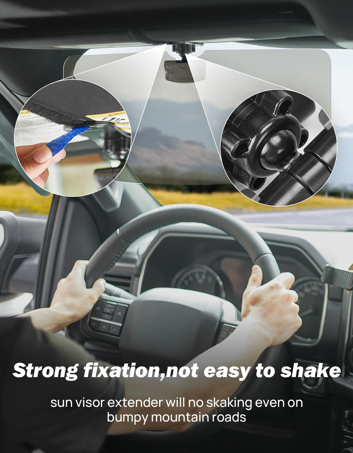 Joytutus Sun Visor Extender for Car