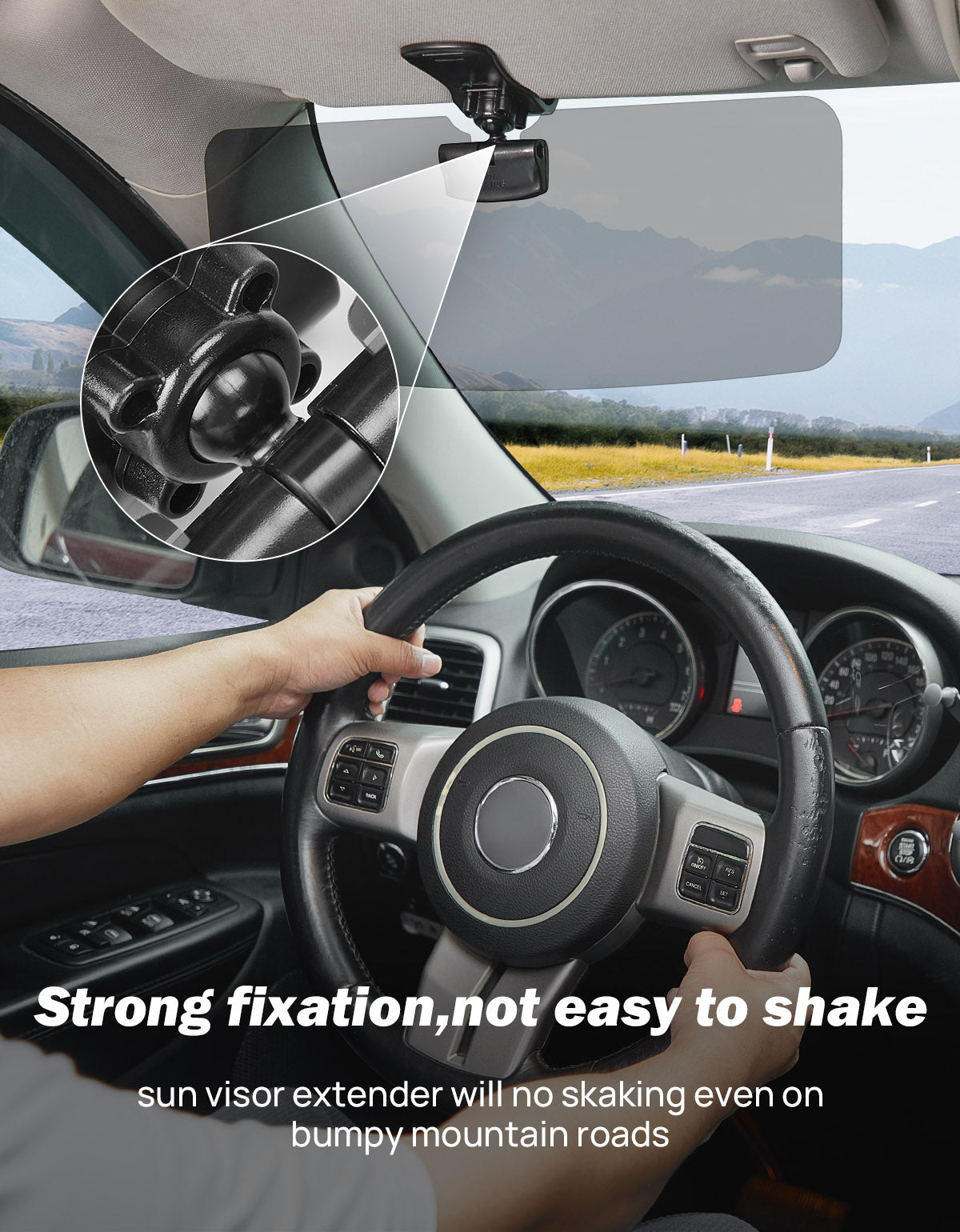 Joytutus Sun Visor Extender for Car