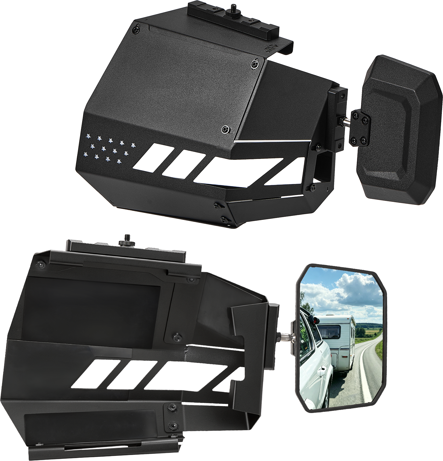Tow Mirrors for 2019–2026 RAM 1500 New Body Style | Stable Clip-On Design