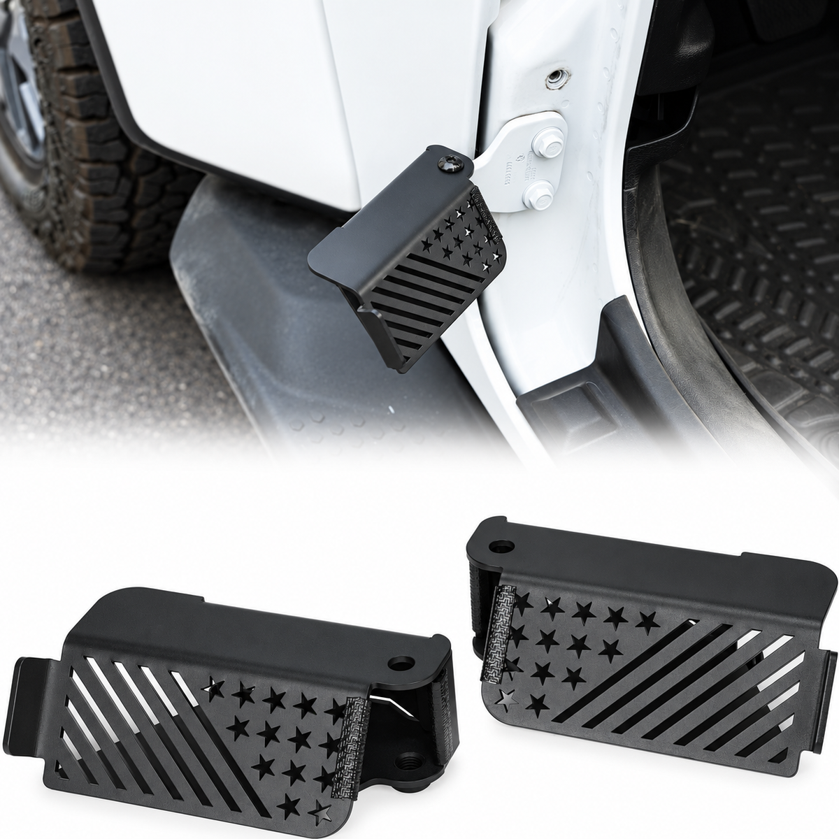 120° Foot Pegs for Wrangler JK JL Gladiator JT 2007–2026