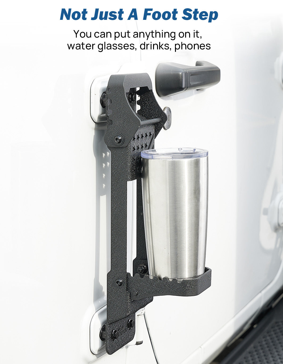 Metal Folding Door Hinge Foot Step for Wrangler JK JL & Gladiator JT