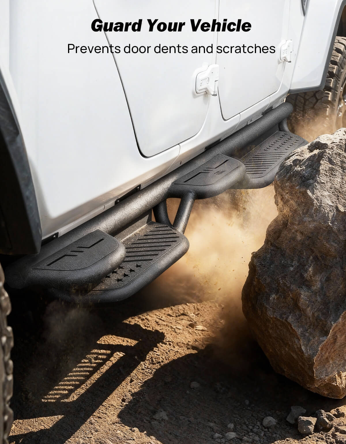 6.7" Running Boards for Gladiator JT 2020–2026 | Dual-Tier Side Steps