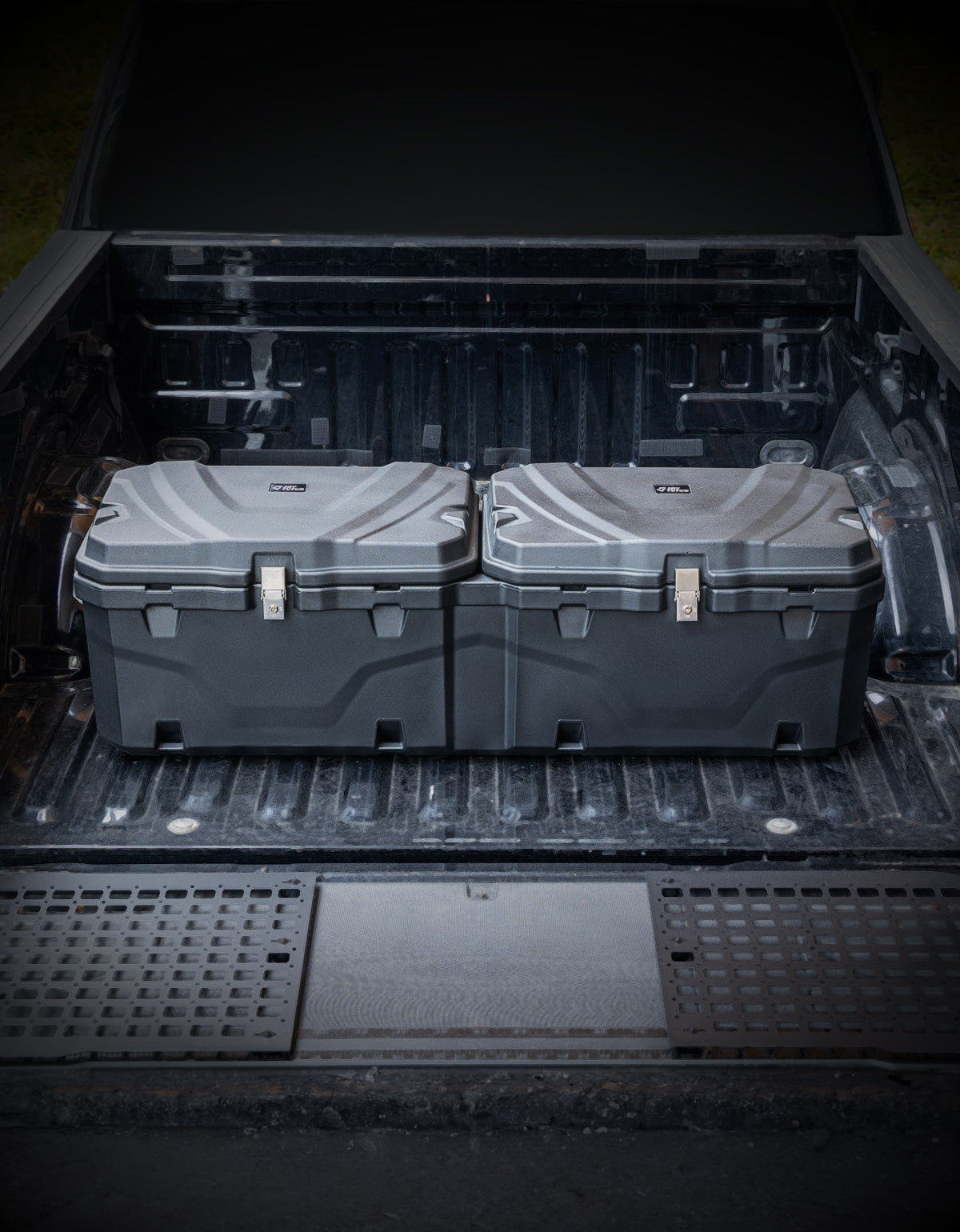 Lockable 160Qt Waterproof Truck Bed Tool Box for Pickup Trucks