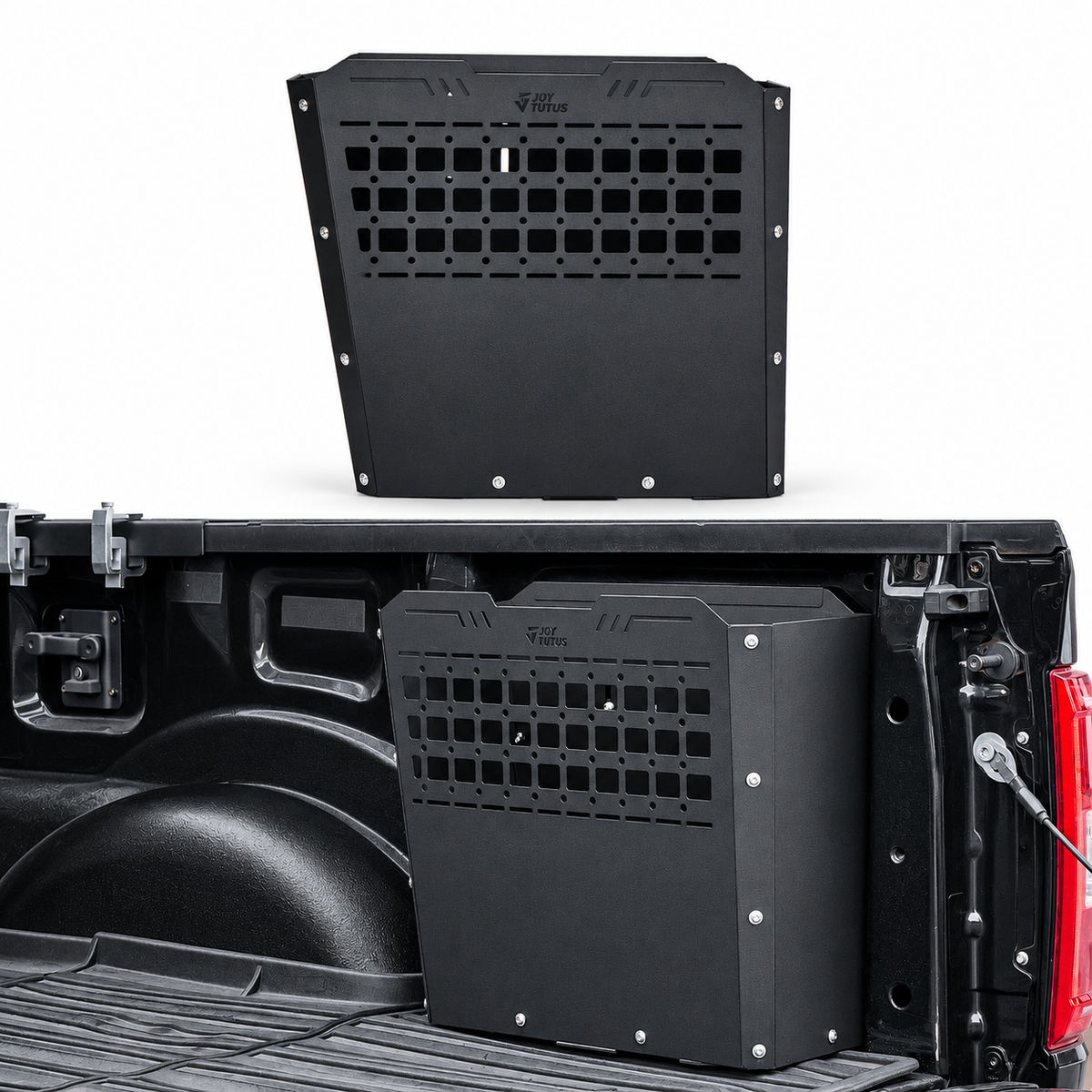 57L Metal Truck Bed Storage Box with MOLLE Panel for Ford F-150, F-250 & F-350 (2015–2026)