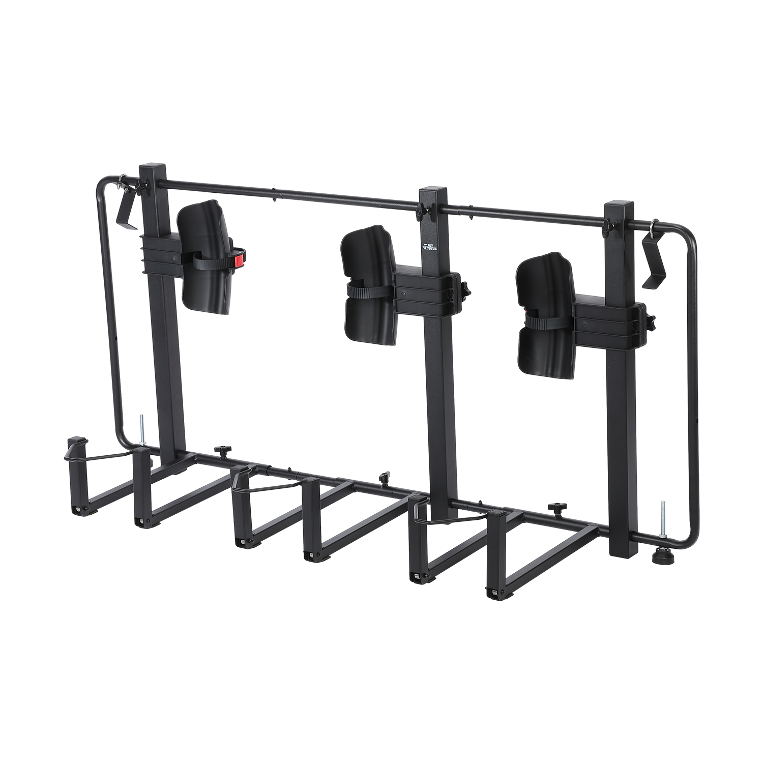 JOYTUTUS Truck Bed Bike Rack for Full Size Pickup, Truck Bed Bicycle Rack, No Remove Tire