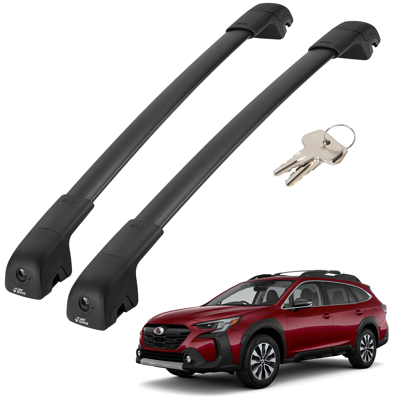 Roof Rack Cross Bars for Subaru Outback Wilderness 2022–2025 with Lock | 300 lbs Aluminum Roof Rails