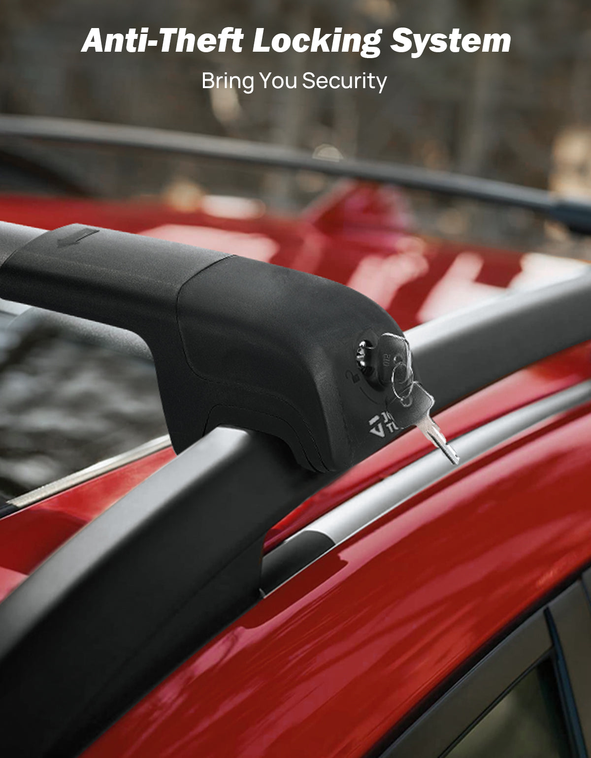Lockable Roof Rack Cross Bars for Crosstrek 2024 with Raised Rails