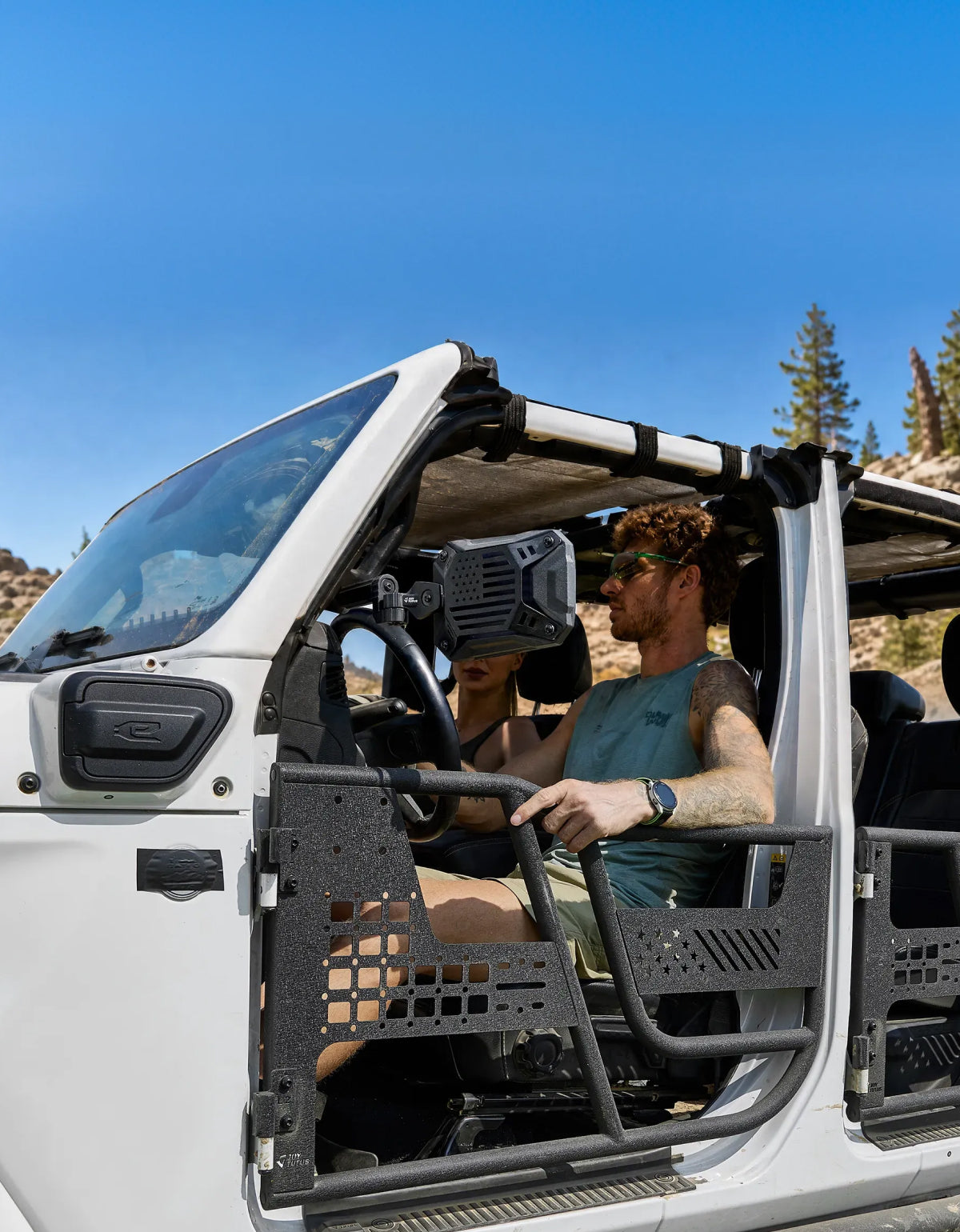 Doors Off Mirrors Fit for Wrangler JL/JLU 2018-23 & Gladiator JT 2020-23