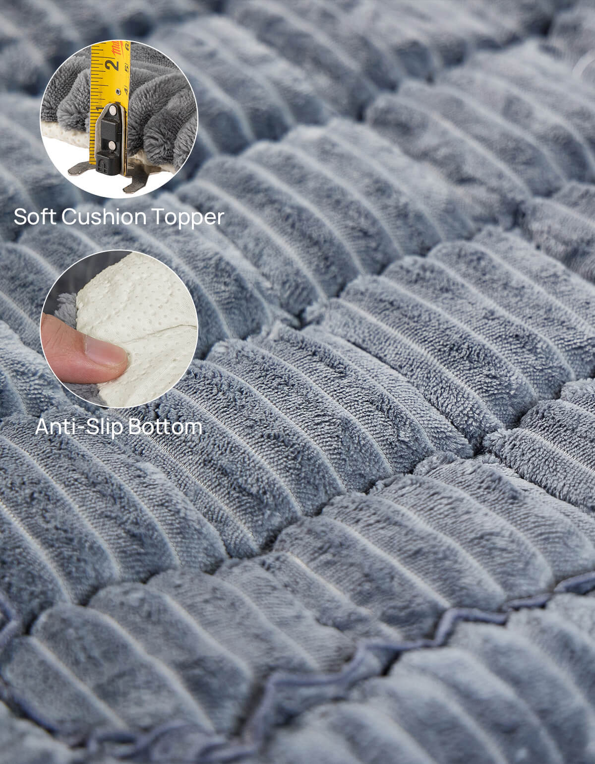 Plush Dog Bed Mat for Back Seat Extenders | Waterproof, Non-Slip & Washable Pet Travel Bed