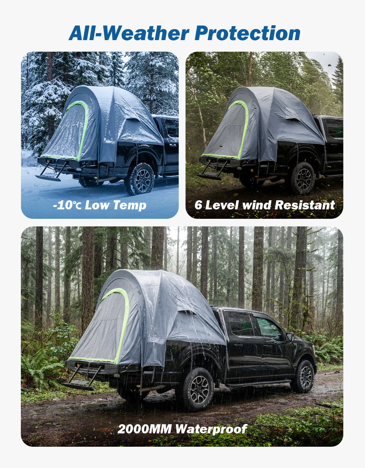 Waterproof Pickup Truck Tent for Camping