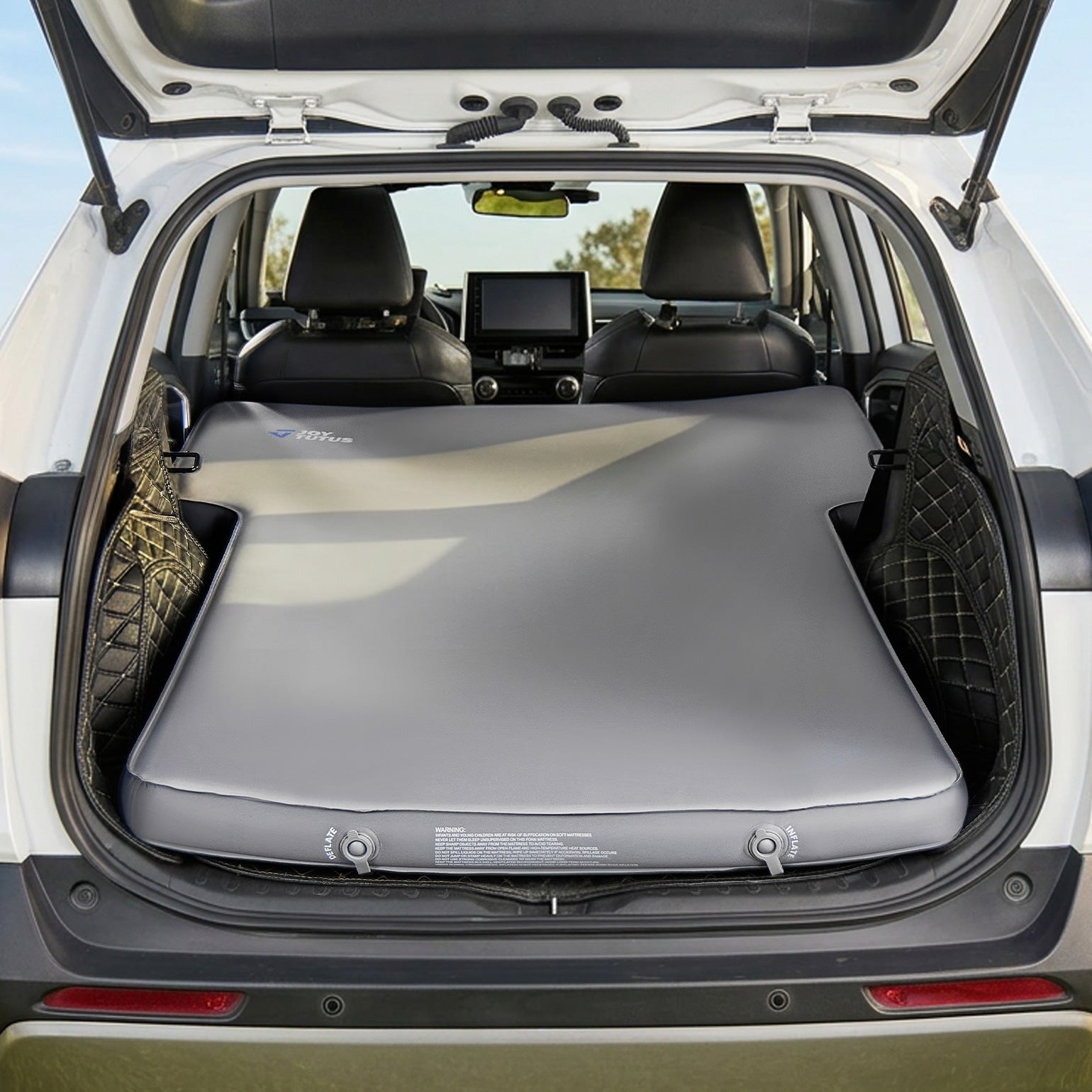 SUV Camping Mattress – 4" Foam & Air Sleeping Pad for Car Camping Adventures
