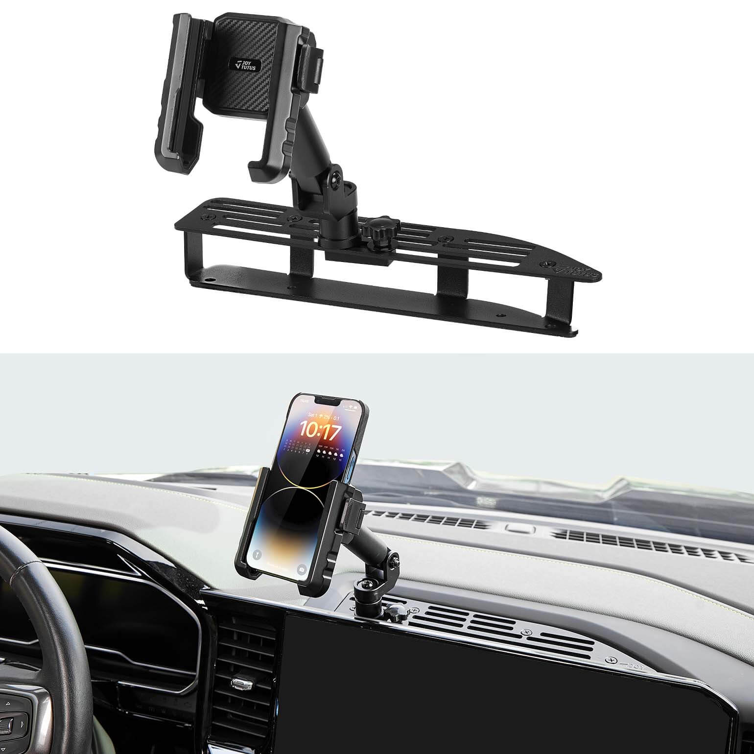 Metal Dash Platform Mount Phone Holder Compatible with 2022+ Silverado & Sierra