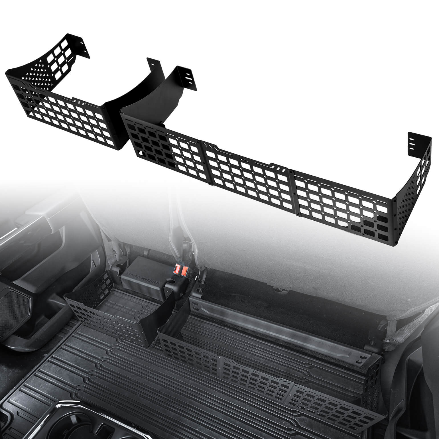Under Seat Storage Molle Panel for F-150 2015–2025 & F-250/F-350 SuperCrew