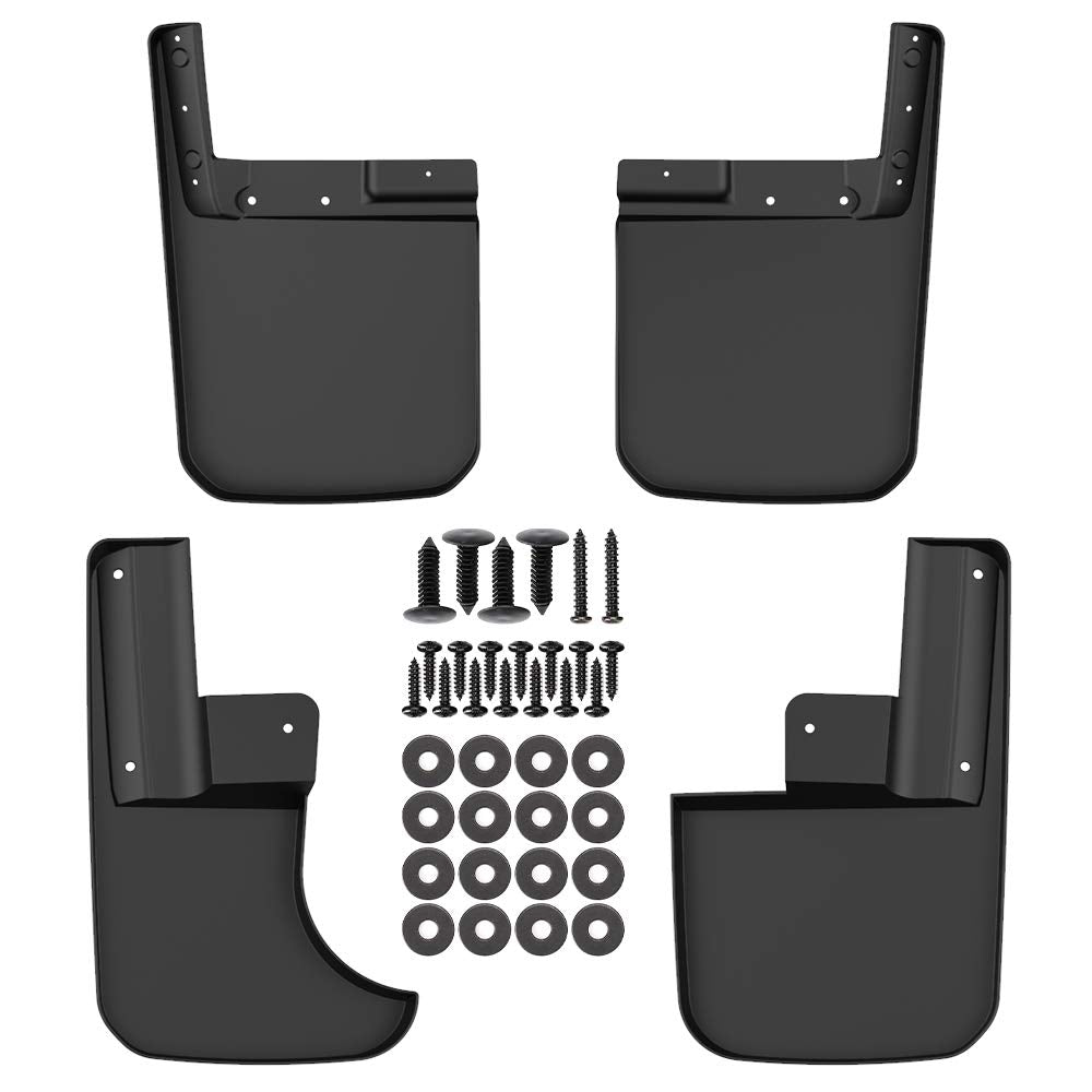 Mud Flaps for Gladiator 2020–2026, Heavy-Duty 4-Piece Splash Guards (NOT FITS Rubicon & Mojave)