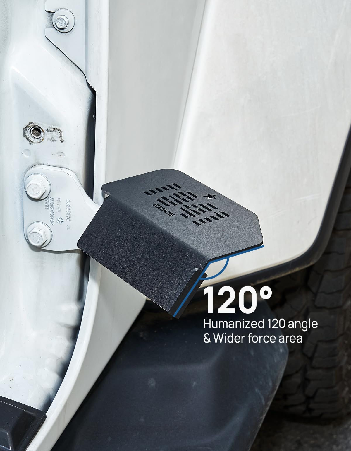 120° Foot Pegs for Wrangler JK JL & Gladiator JT 2007–2024 1941 Pattern