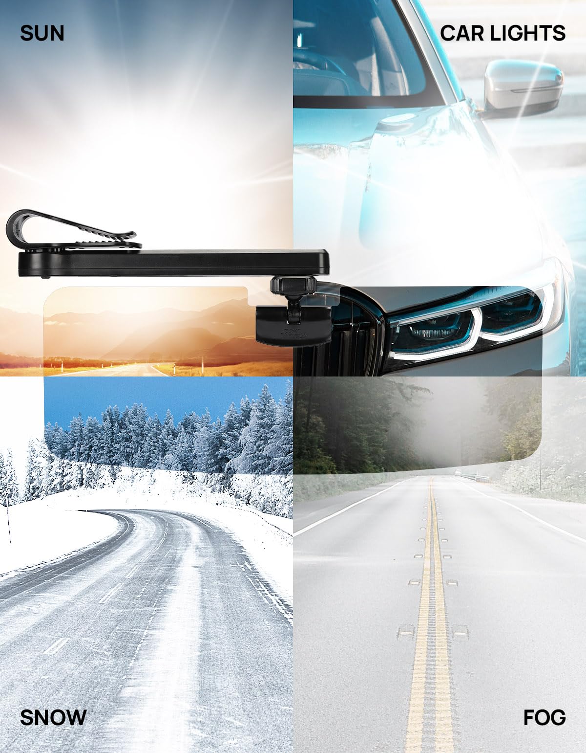 JOYTUTUS Sun Visor Extender for Car