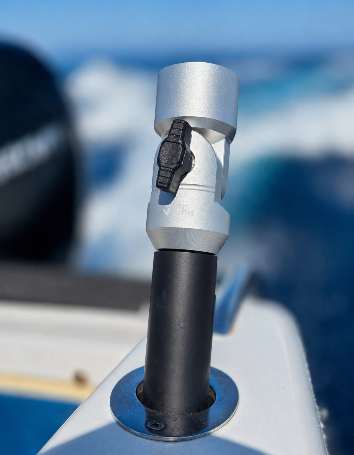 Starlink Mini Rod Holder Mount for Boats, Marine-Grade Adjustable Mount with Dual Locking System