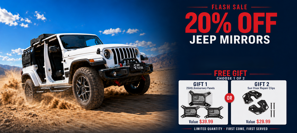 Jeep Mirror Flash Sale 20%OFF with Gift