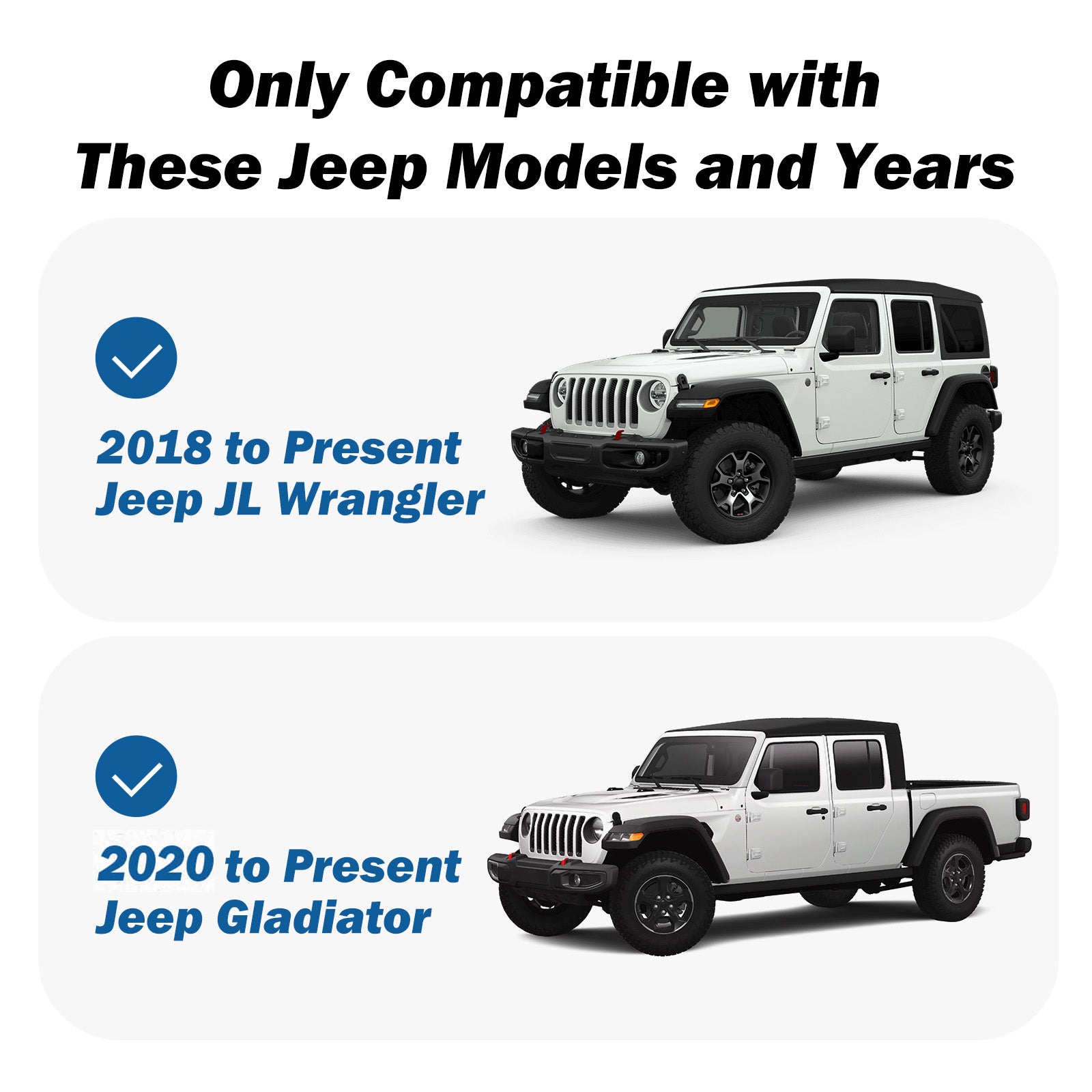 The Original 3rd Cup Holder for Jeep Wrangler JL & Gladiator – 3D-Printed