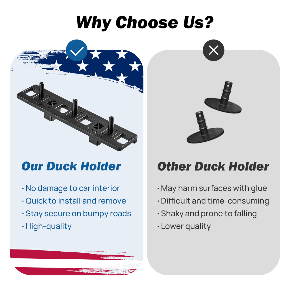 Duck Holder for Jeep Wrangler JL/JT (2018-2023) - 6 Pack