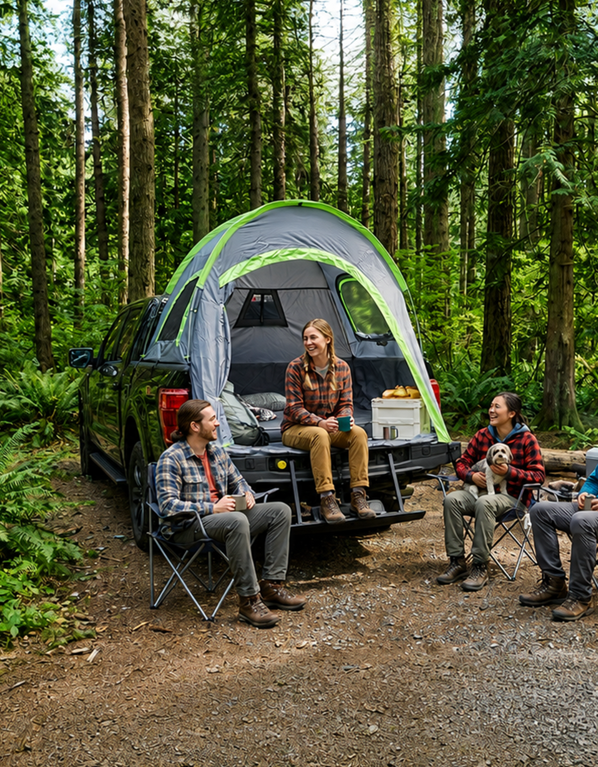 Waterproof Pickup Truck Tent for Camping