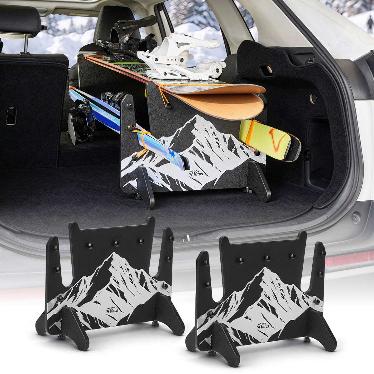 Portable Interior Ski & Snowboard Rack for SUVs