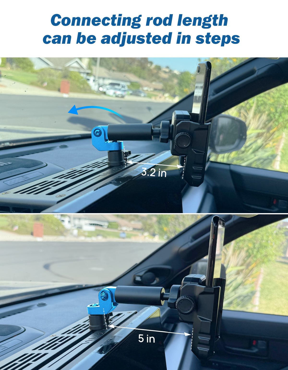 Dash Platform Phone Mount for Toyota 4Runner 2025 (Only for 14Inch Screen)