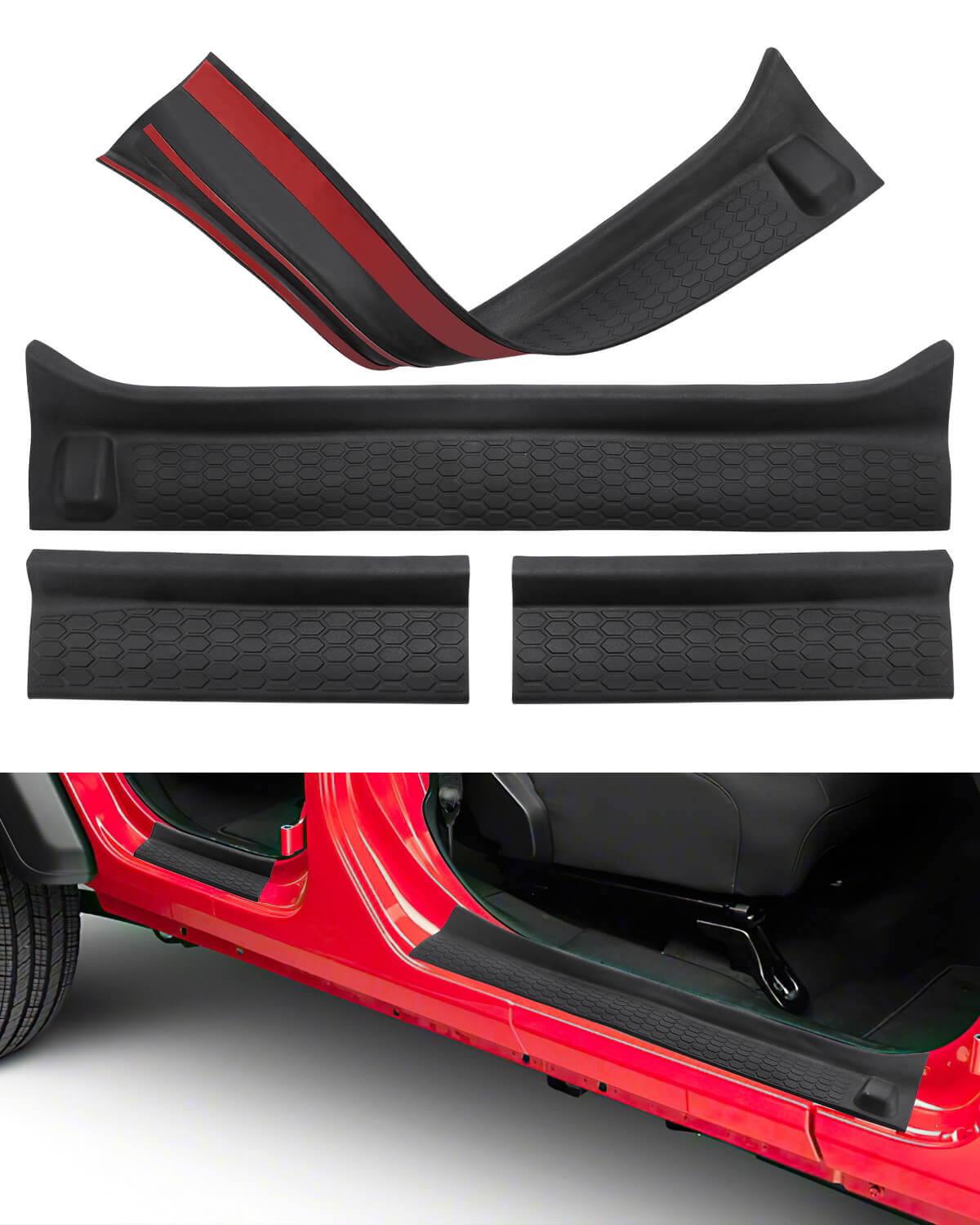Door Sill Guards for Wrangler JL 4-Door & Gladiator JT 2018–2024