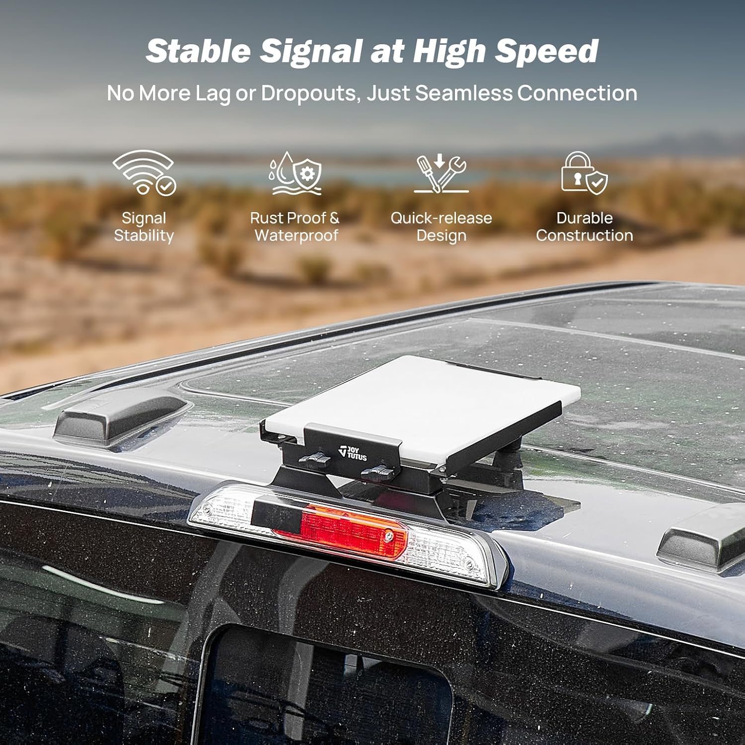 Starlink Mini Mount for Ford F-150 2015+ & F-250–F-550 2017+, Third Brake Light Bracket