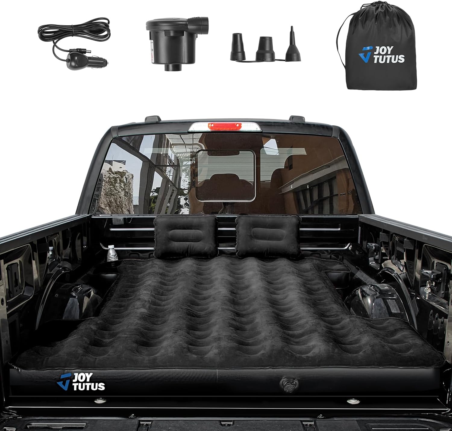 Truck Bed Air Mattress for 5.5–6.7 ft Beds – Camping Air Bed with External Pump