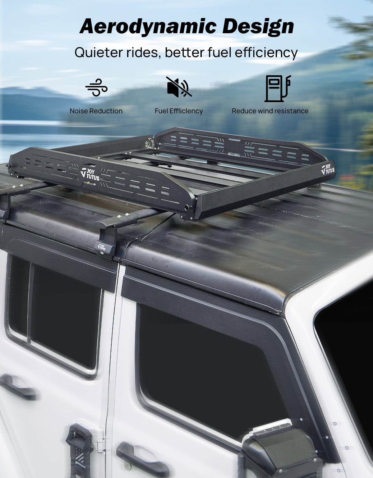 Folding Aluminum Roof Basket – 48" × 42" Cargo Carrier (220 lbs Capacity)