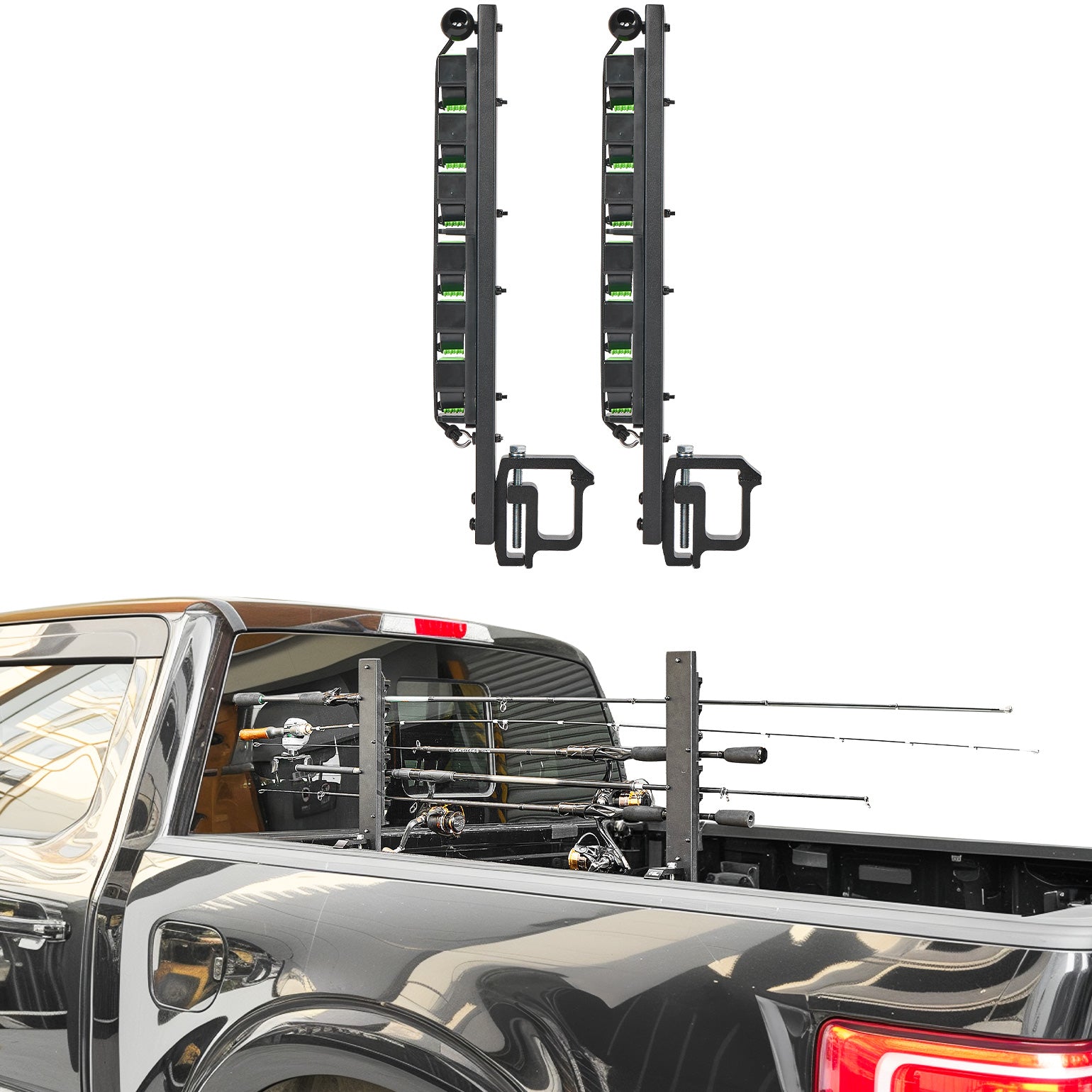 Truck Bed Fishing Rod Holder