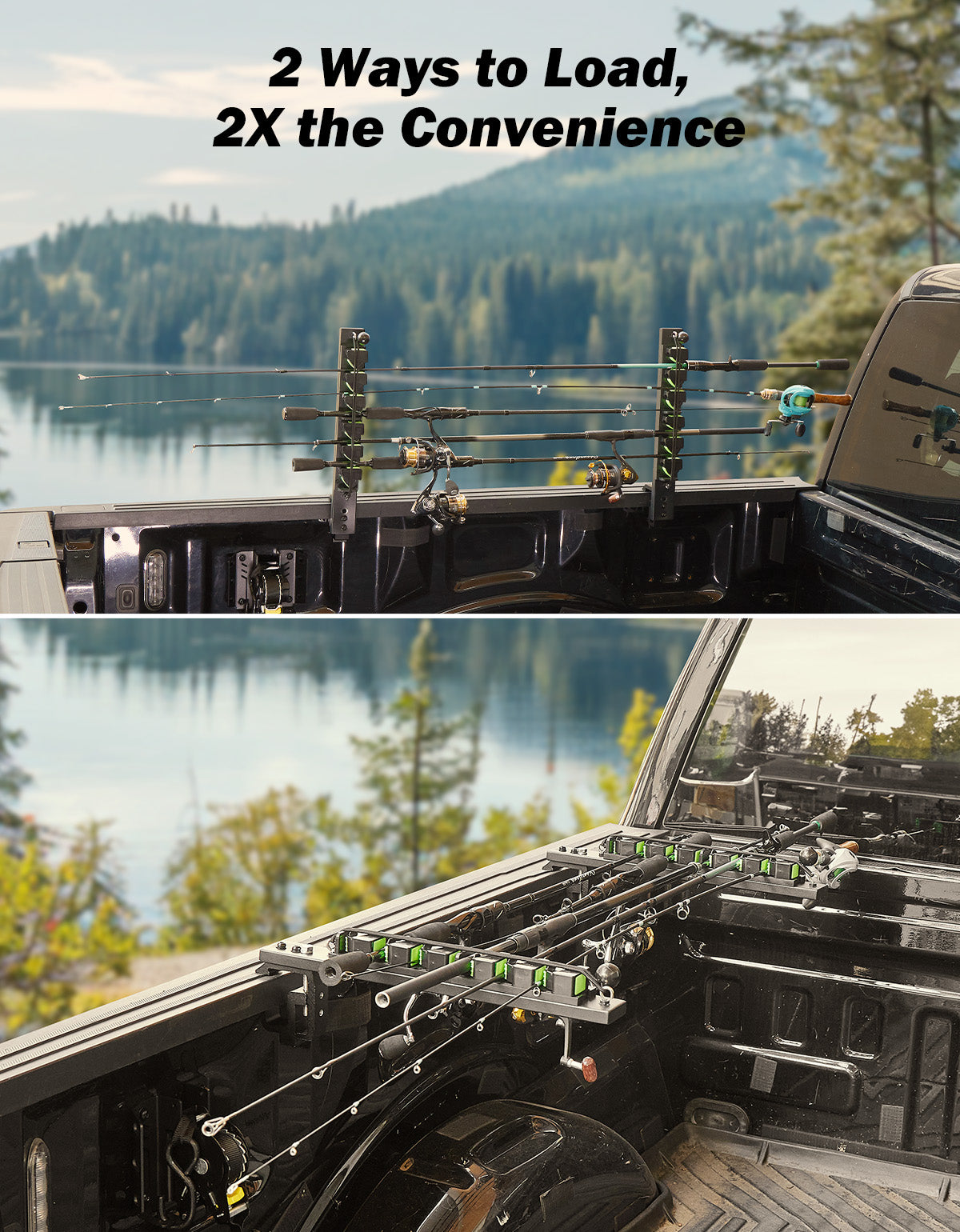 Truck Bed Fishing Rod Holder
