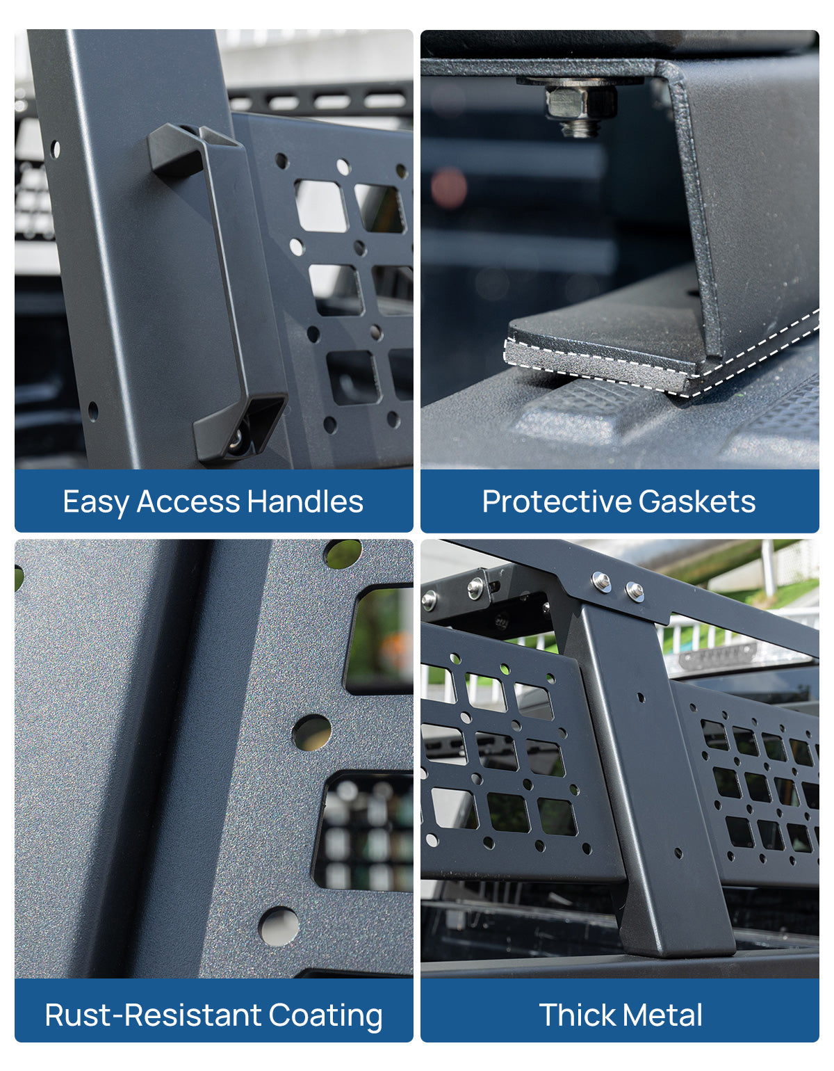 Utility Entry Rack | No-Drill Truck Bed Rack for F150 & Silverado