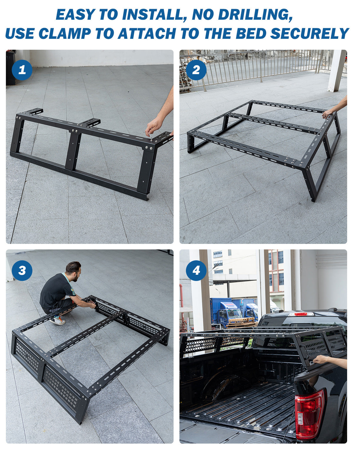 Utility Entry Rack | No-Drill Truck Bed Rack for F150 & Silverado