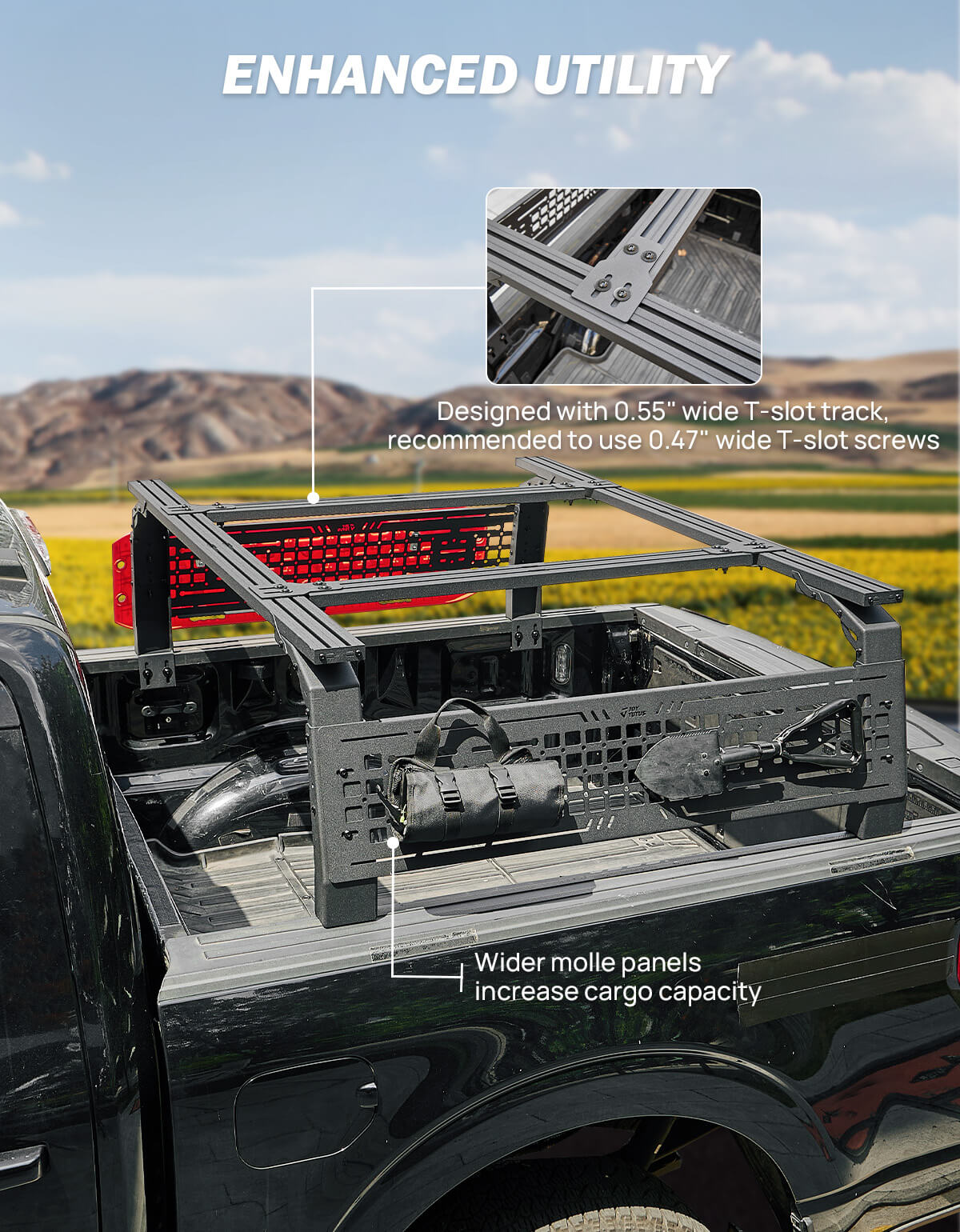 ProFlex Expedition System | Adjustable Bed Rack for Full & Mid-Size Trucks