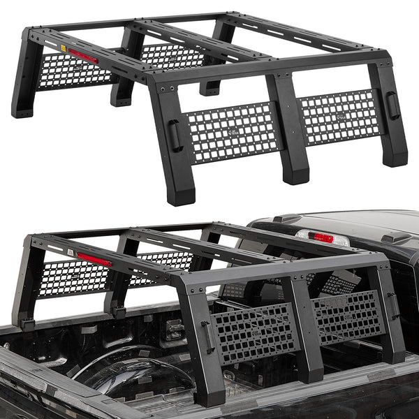 NightRunner Rack with LED Brake Light | Full-Size Overland Rack for F150 & Ram