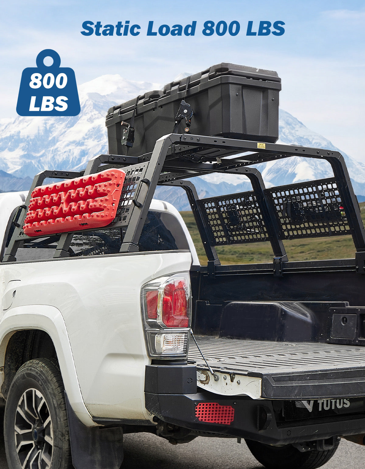 Modular Mid-Size Rack | RTT-Ready Bed Rack for Tacoma & Ranger