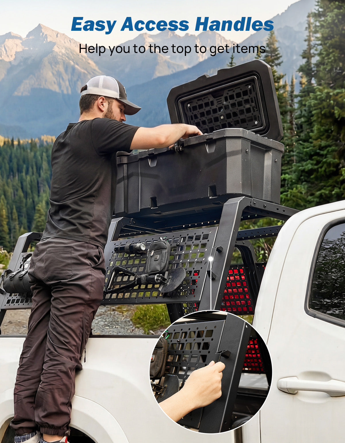 Modular Mid-Size Rack | RTT-Ready Bed Rack for Tacoma & Ranger