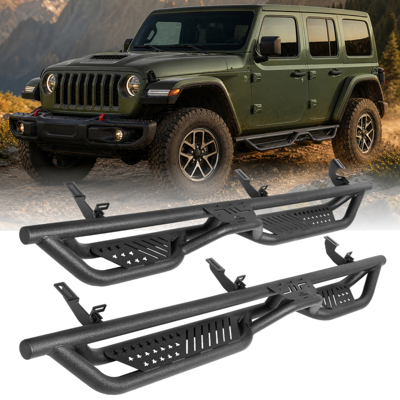 2-Step Running Boards for Wrangler JK 4-Door 2007–2018
