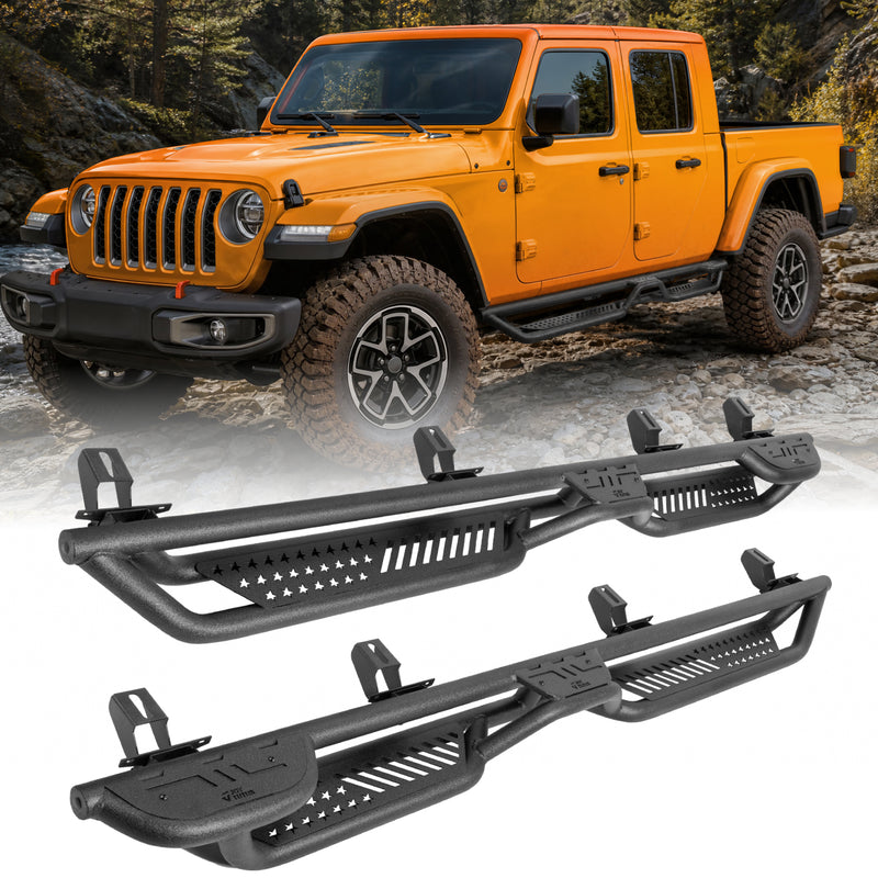 Running Boards for Gladiator JT 4 Door 2020–2026