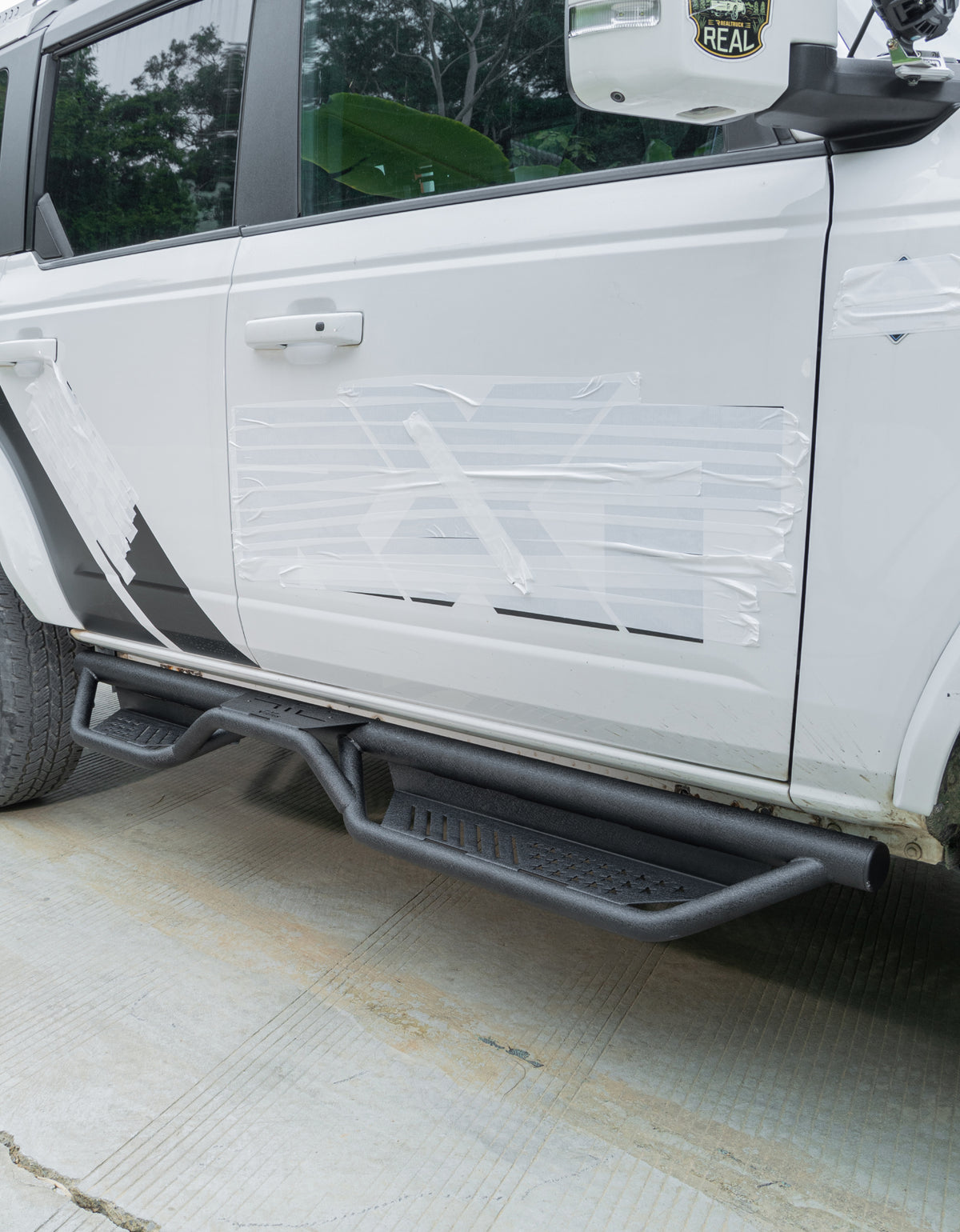 Running Boards for 2021–2026 Ford Bronco 4-Door, 6.2-Inch Dual-Tube Side Steps