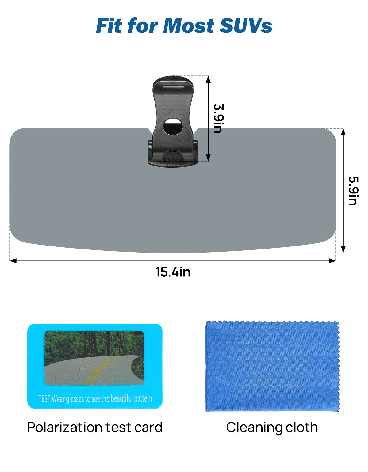 Joytutus Sun Visor Extender for Car